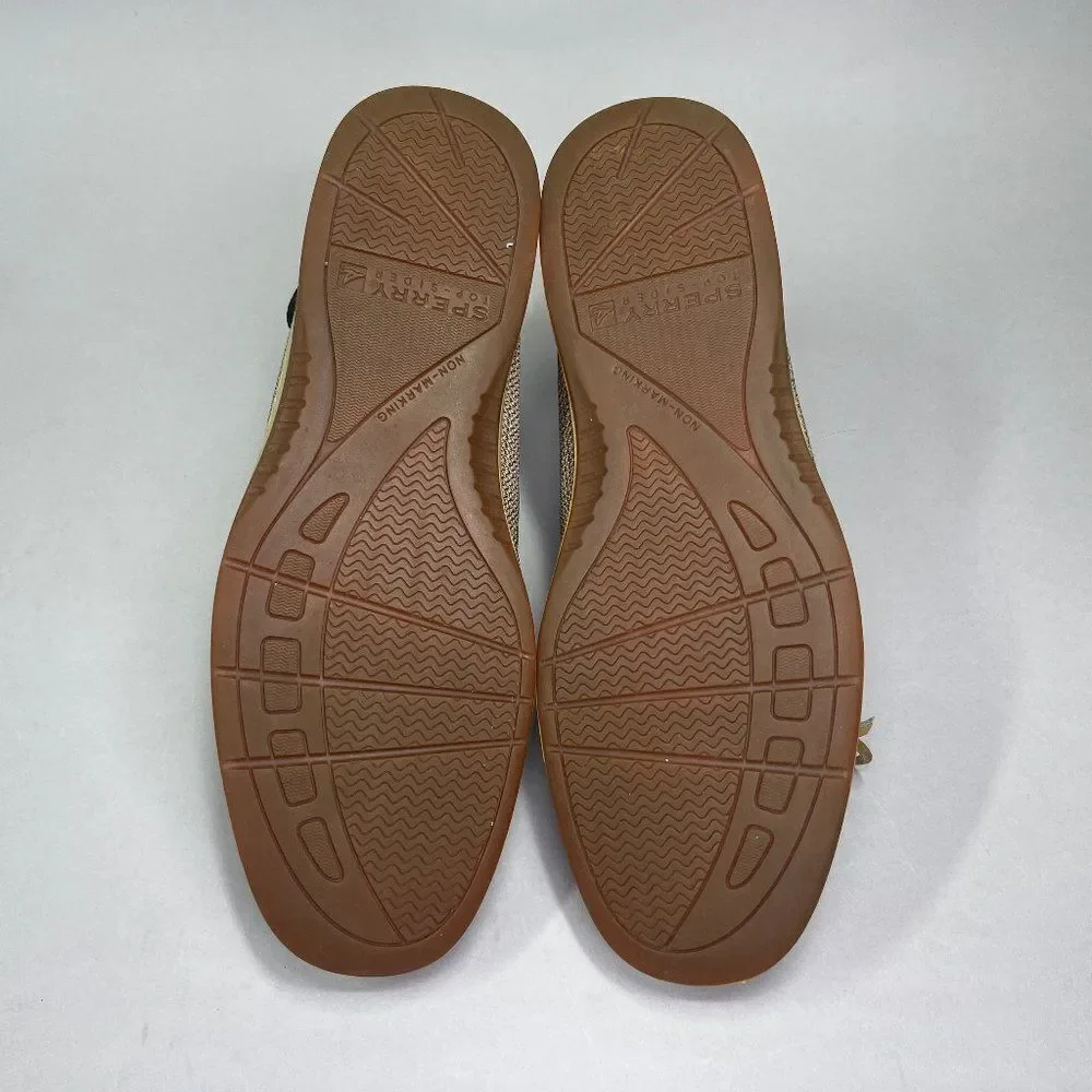 Sperry Women's Size 8.5 Top Sider Silver‎ Boat Shoes